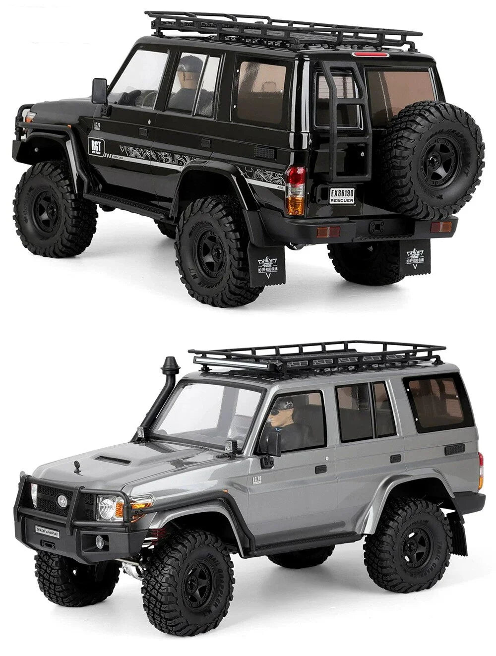 RGT RC Crawler EX86190 LC76 1 10 Scale Electric Four Wheel Drive All Terrain Professional Off Road Car Adult Outdoor Hobby