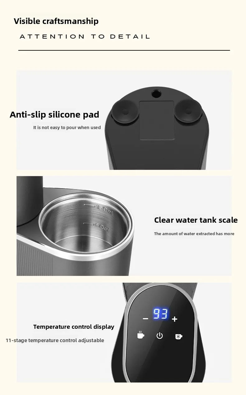 110V/220V Mini Portable Drip Coffee Machine | Home Office Travel Necessary | Space-Saving Coffee Machine For Kitchen Countertops
