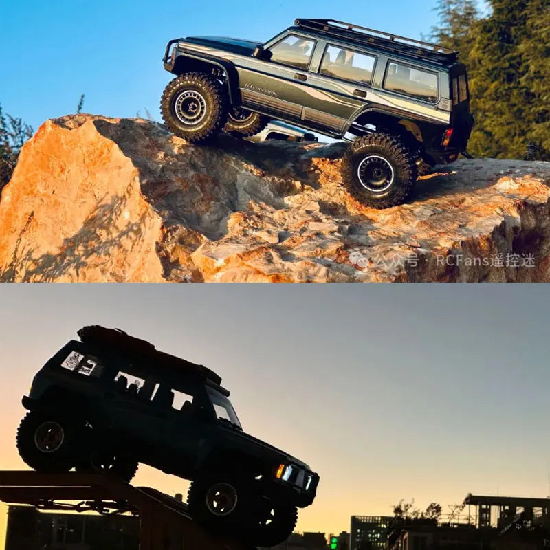 YK4107 PRO 1/10 Simulation RC Remote Control Brushless Four-Wheel Drive Differential Lock Climbing Vehicle Off-Road Vehicle