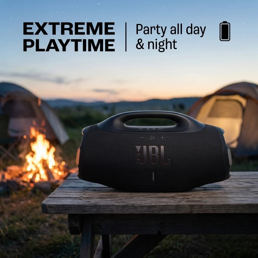 JBL Boomsbox 4 Portable Bluetooth Wireless Speaker Deep Bass IP68 Waterproof High Power Subwoofer Outdoor Party Music Player