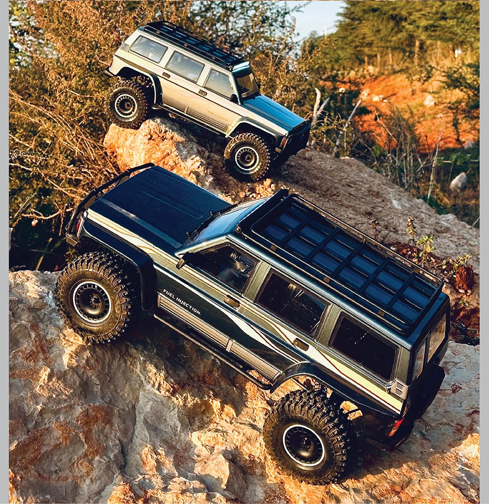 1/10 Scale YK4107 RC Crawler 4WD Dual Speed Lock Differential Remote Control Off Road Climbing Hobby RC Model Car Toy Vehicle