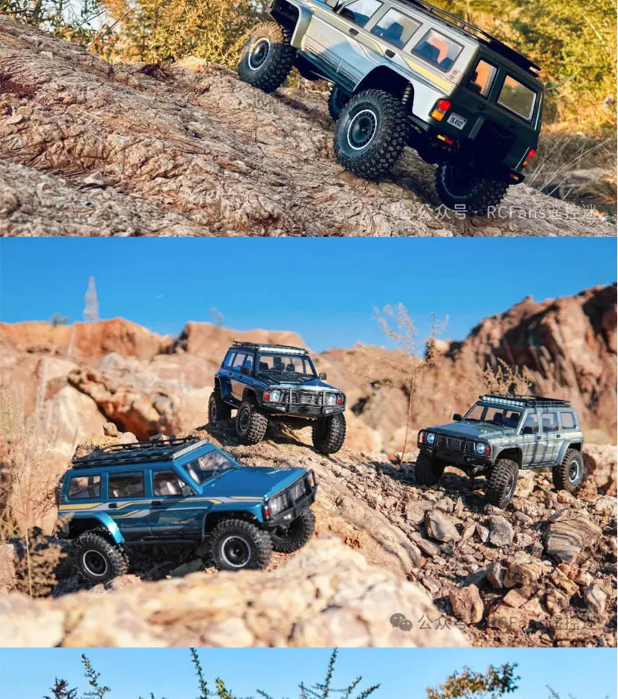 YK4107 PRO 1/10 Simulation RC Remote Control Brushless Four-Wheel Drive Differential Lock Climbing Vehicle Off-Road Vehicle