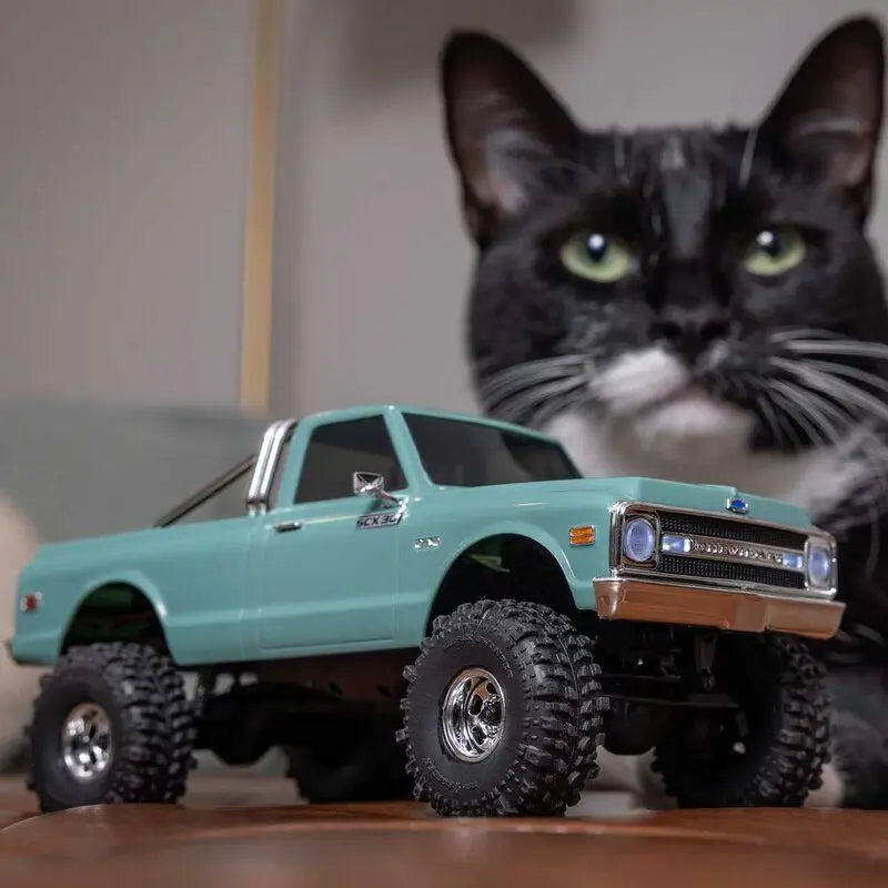 Hot Axial 1/30 SCX30 Simulated Chevrolet K10 Remote Control Electric 4WD Drive Brushed Off-Road Climbing Vehicle Model Gifts Vibely Store