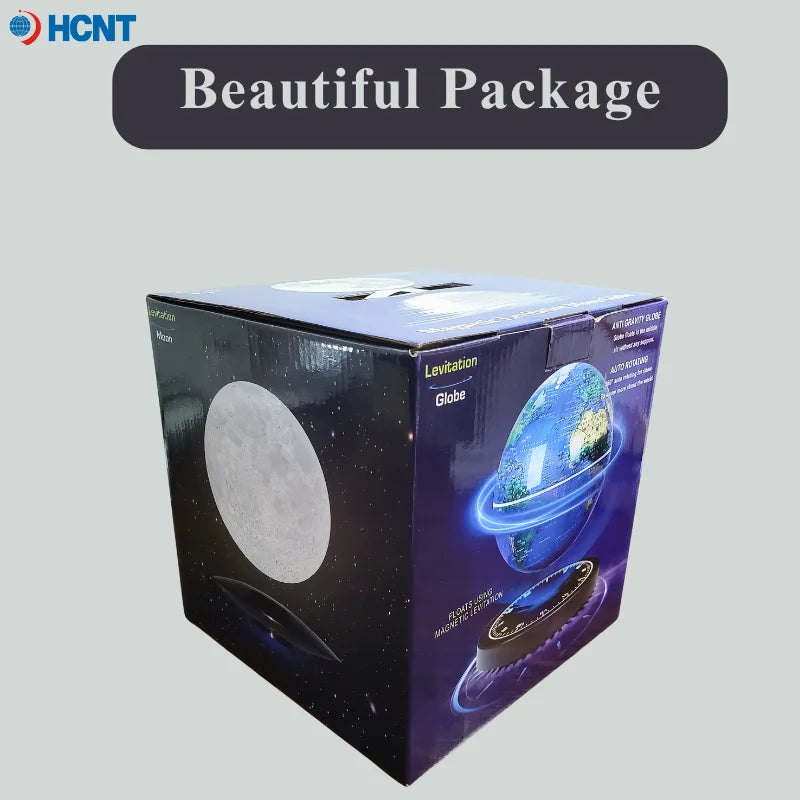 Levitating Lamp Magnetic Levitation Globe LED Earth Floating Rotating Globe Bedside Novelty Christmas Gifts Galactic starry sky