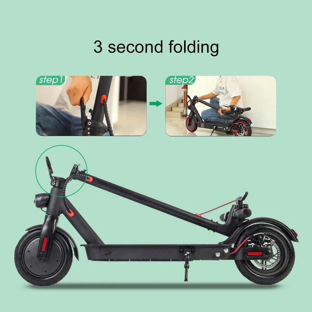E9D Electric Scooter 2 Wheels 350w Foldable