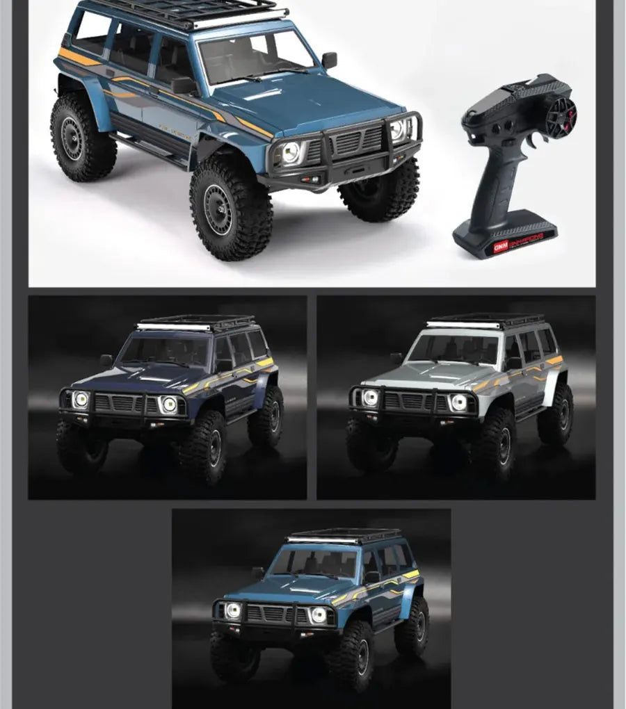 YK4107 PRO 1/10 Simulation RC Remote Control Brushless Four-Wheel Drive Differential Lock Climbing Vehicle Off-Road Vehicle