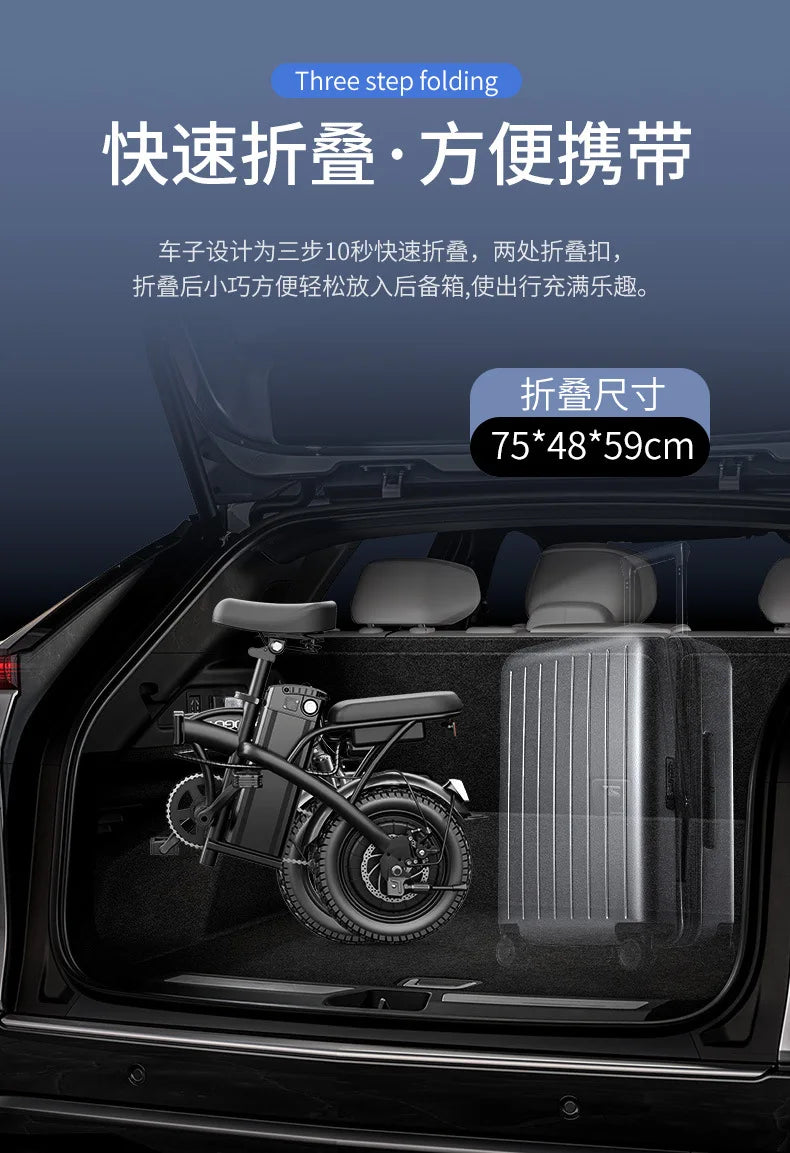 Compact Electric Scooter Two-wheel Portable Electric Scooter Durable Nice Commercial Furniture Monopattino Elettrico ZY40DDC