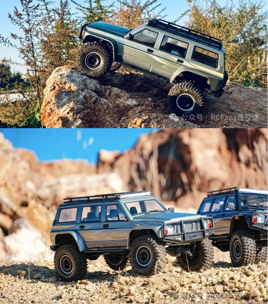 YK4107 PRO 1/10 Simulation RC Remote Control Brushless Four-Wheel Drive Differential Lock Climbing Vehicle Off-Road Vehicle
