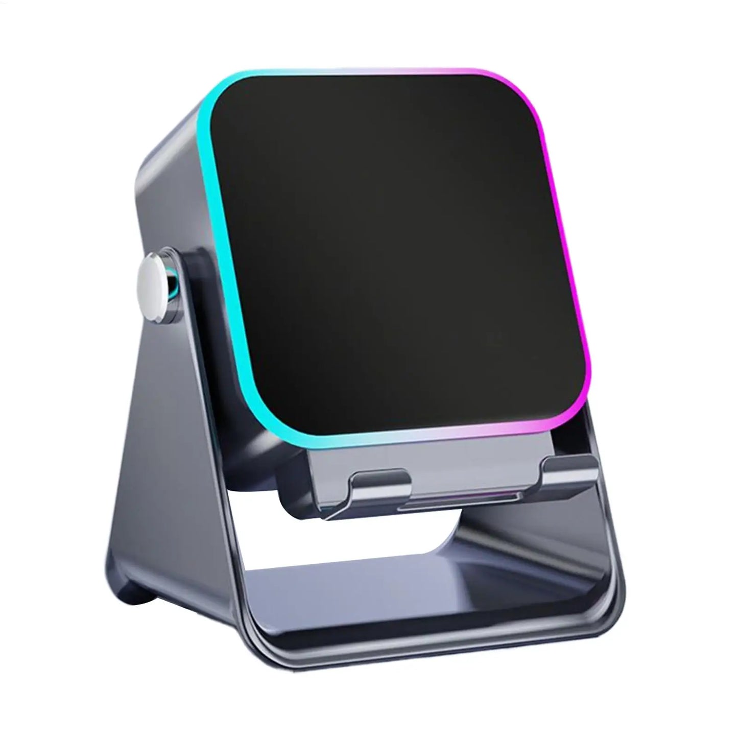 5 In 1 Auto-induction Wireless Induction Speaker 8 Mode RGB Light Phone Stand Surround Sound Portable Phone Holder