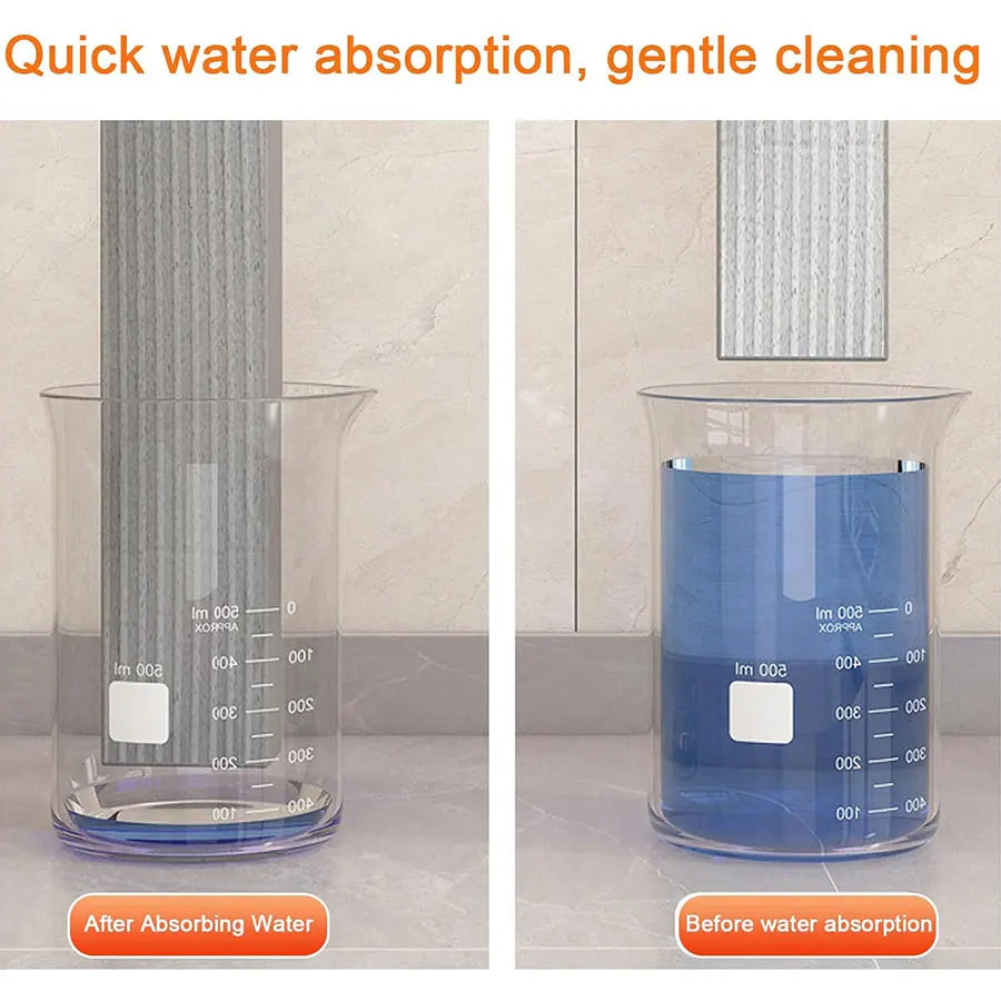 Mini foldable desktop mop, portable cleaning sponge mop, handheld self squeezing sponge cleaning tool, glass cleaning mop