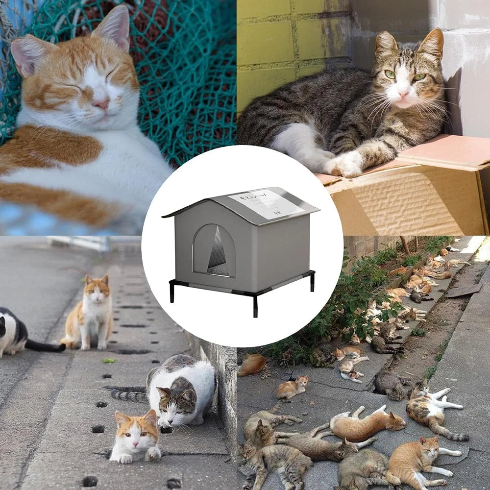 Waterproof Foldable Outdoor Cat Shelter