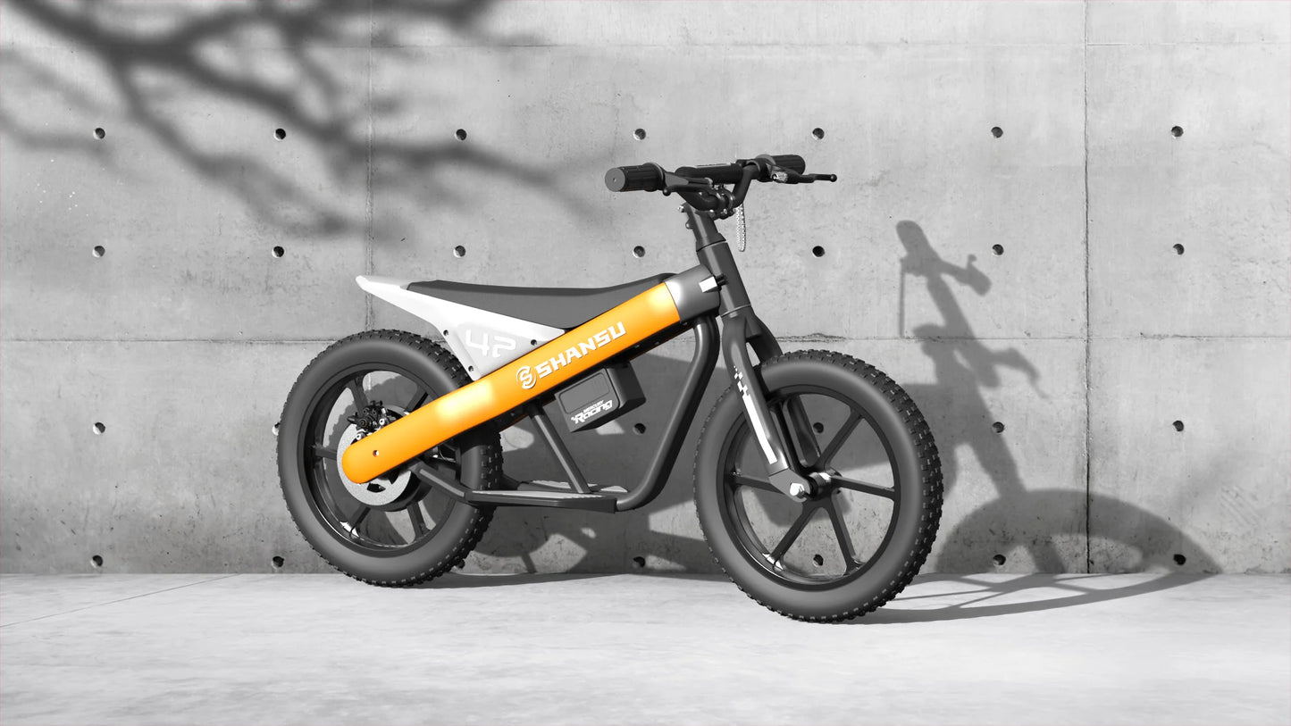 24V Kids Motorcycle Electric Bike Battery-Powered Off-Road with 300W Strong Motor Electric Scooter