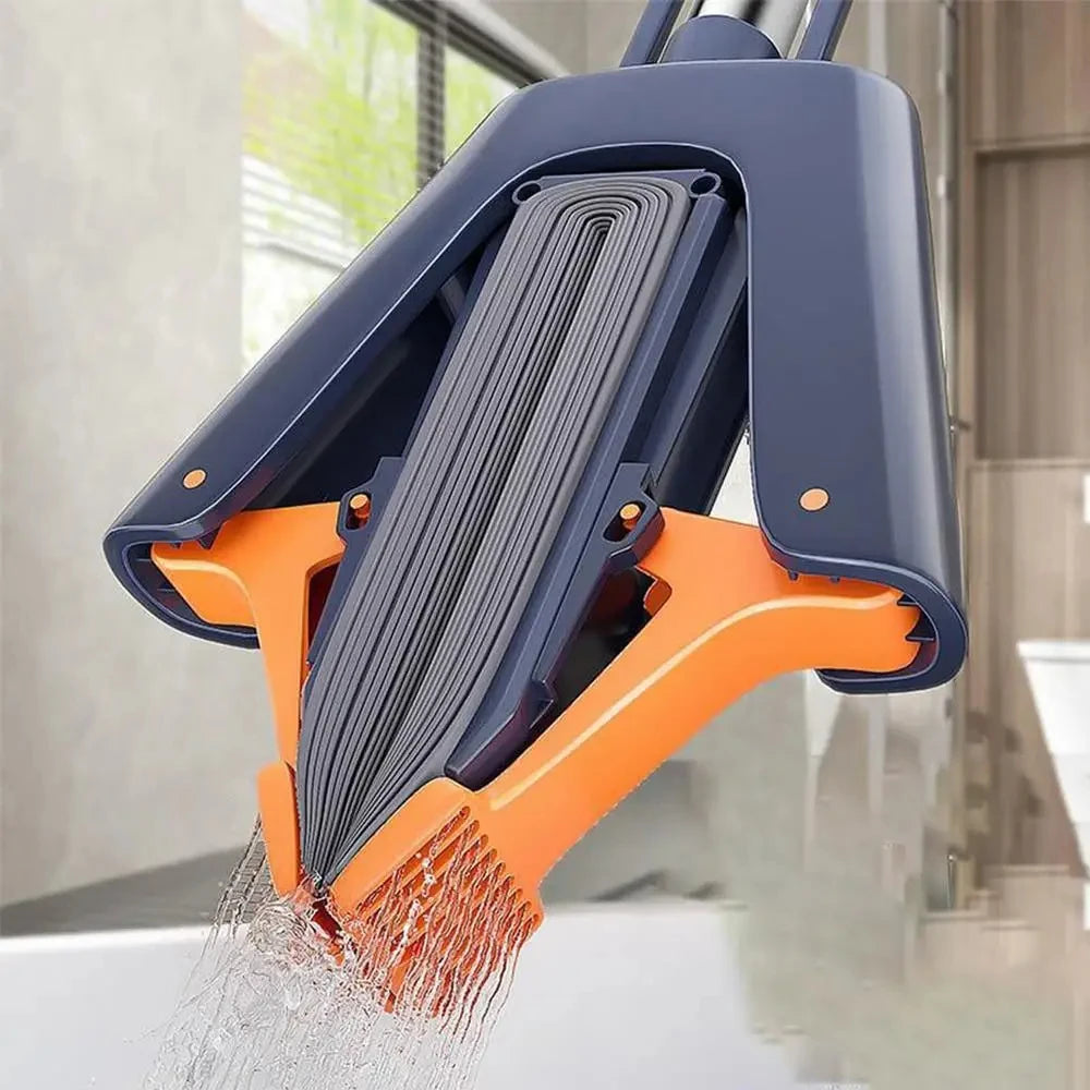 Floor Roller Mop PVA Sponge Floor Squeeze Mop For Cleaning Efficient Cleaning Absorbent Sponge Mop For Hardwood Tile Marble