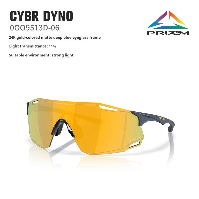 Oakley CYBR DYNO Sports Sunglasses 2025, Outdoor Cycling and Running Protective Glasses, Model 9513D