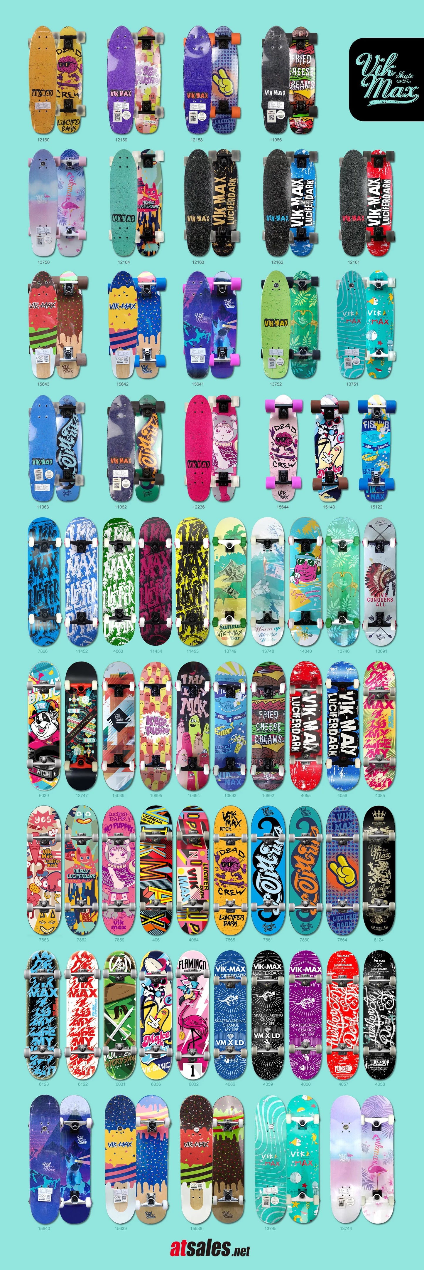 Wholesale 8.0 Inch Professional Quality Full Canadian Maple Custom Design Complete Skateboard