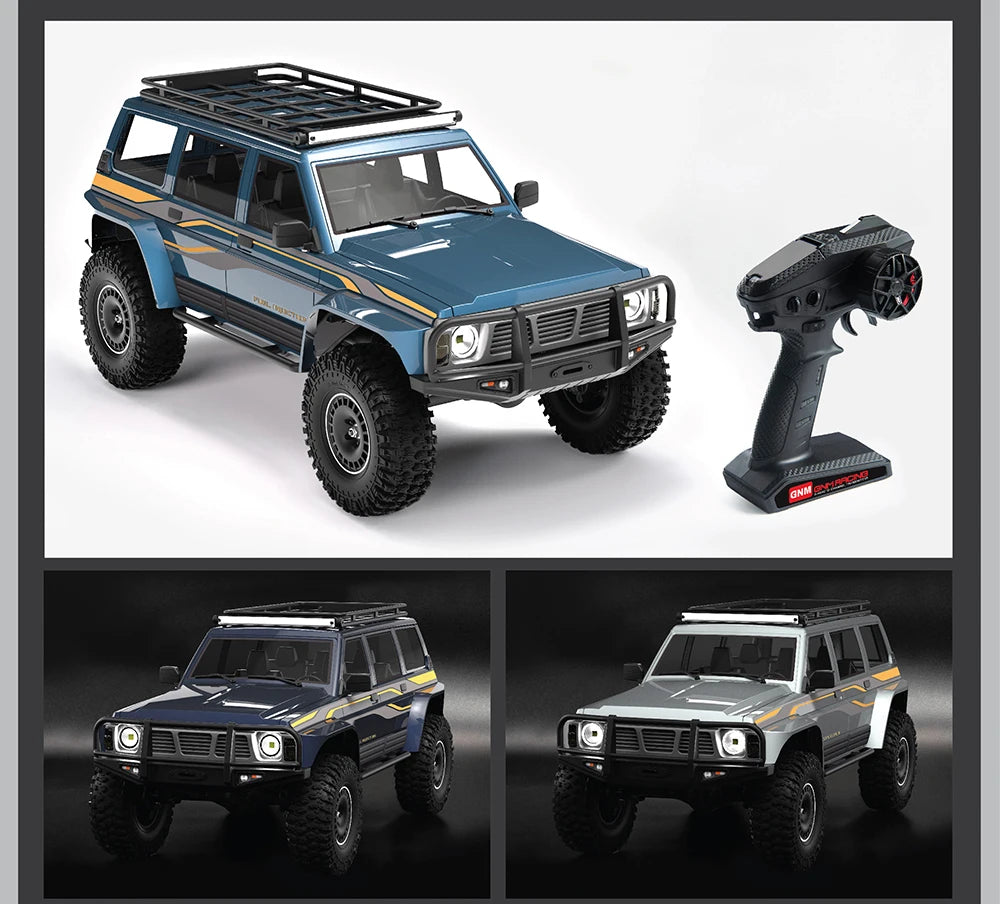 1/10 Scale YK4107 RC Crawler 4WD Dual Speed Lock Differential Remote Control Off Road Climbing Hobby RC Model Car Toy Vehicle