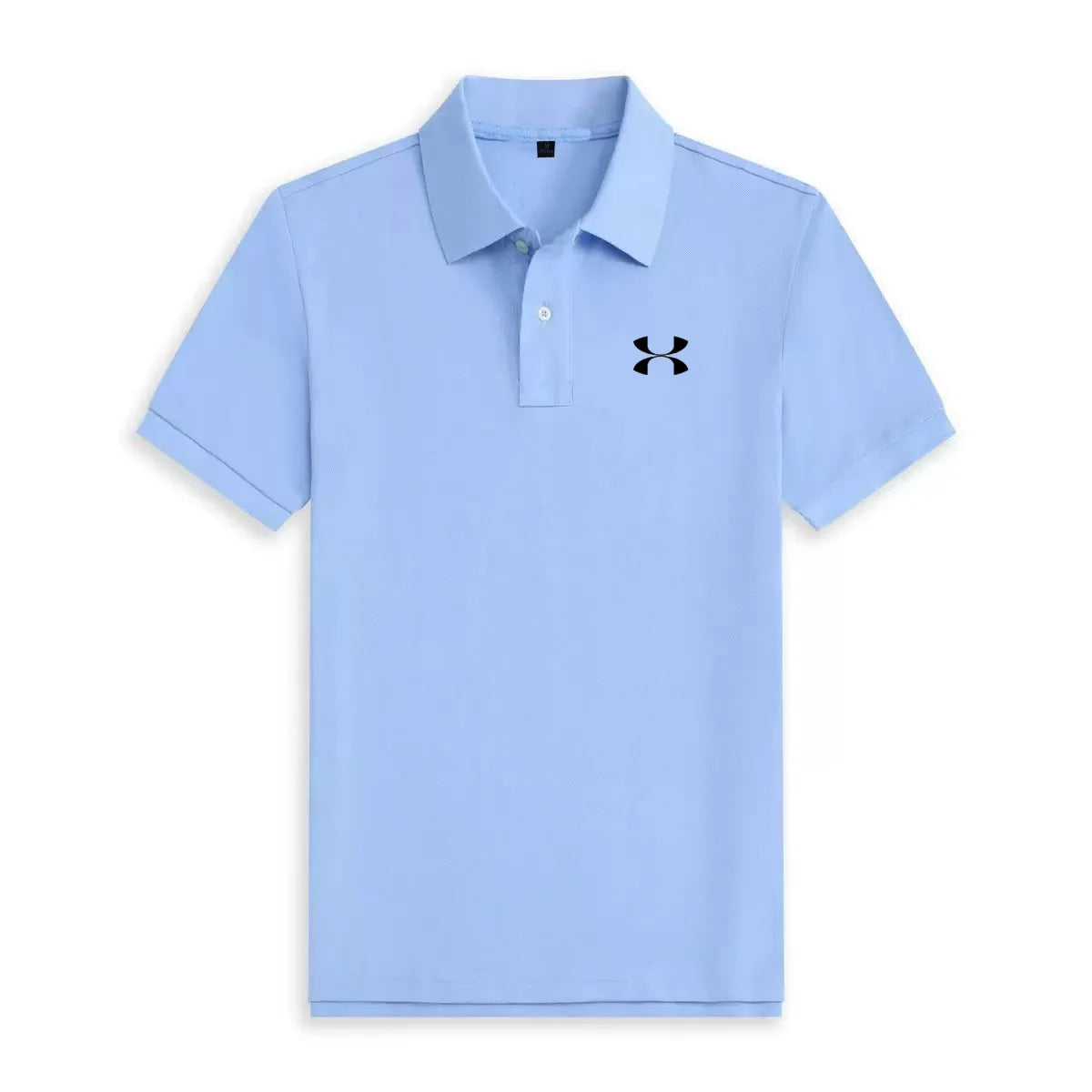 Men's Summer Business Casual Polo Shirt Short Sleeve Breathable T-Shirt Comfortable Lightweight Fashion Top