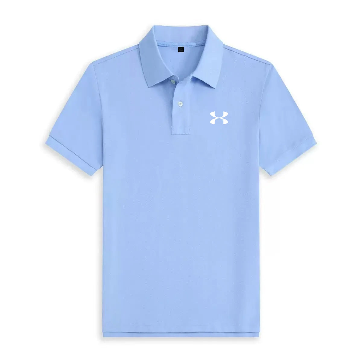 Men's Summer Business Casual Polo Shirt Short Sleeve Breathable T-Shirt Comfortable Lightweight Fashion Top