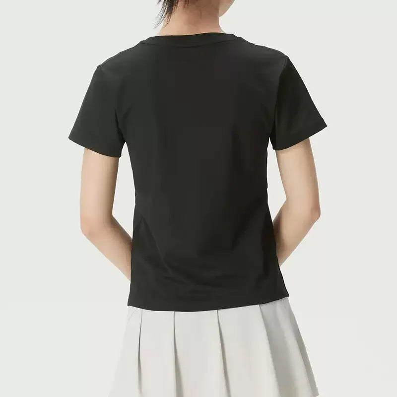 Adidas short-sleeved women's summer new-style running, training and fitness clothes, ice-silk breathable sports T-shirt KC7639