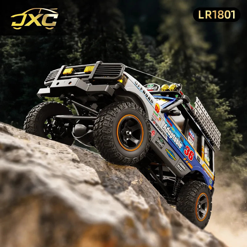 JXC LR1801 Professional RC Remote Control Car 1:18 Off-Road Climbing Car Four-Wheel Drive Dual-Speed Toy Car Model Boy Adult
