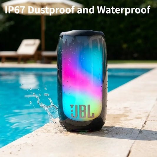JBL Pulse 5 Portable Bluetooth Speaker Wireless IP67 Waterproof 360 RGB Light Deep Bass Outdoor Hiking Travel Party Music Player