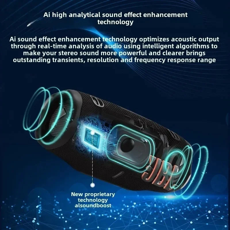 JBL Charge 6 Portable Waterproof and Shockproof Wireless Bluetooth Speaker with Professional-level Music and Long Battery Life