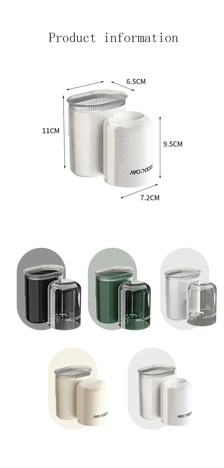 Washing Cup Toothbrush Holder Wall Mounted Toothpaste Shaver Storage Multifunctional Household Bathroom Accessories Storage Rack