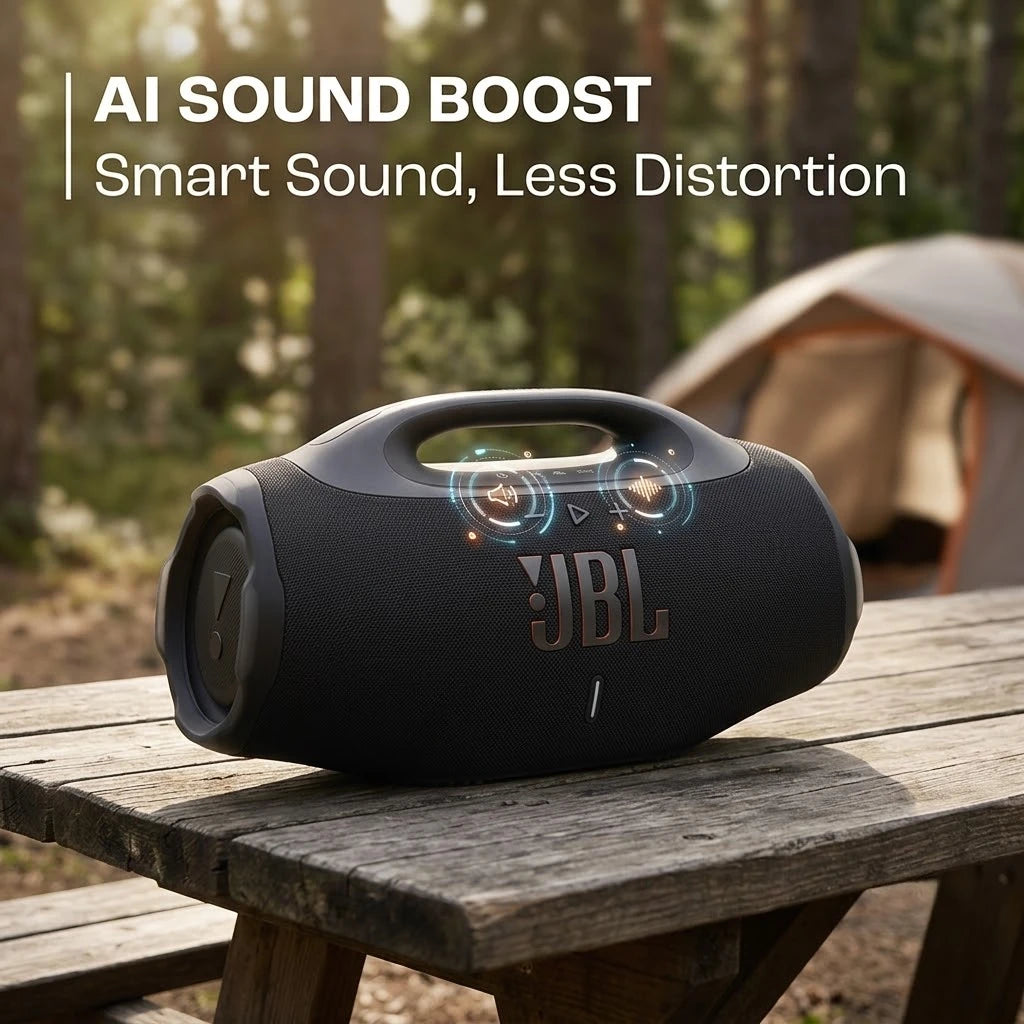 JBL Boomsbox 4 Portable Bluetooth Wireless Speaker Deep Bass IP68 Waterproof High Power Subwoofer Outdoor Party Music Player