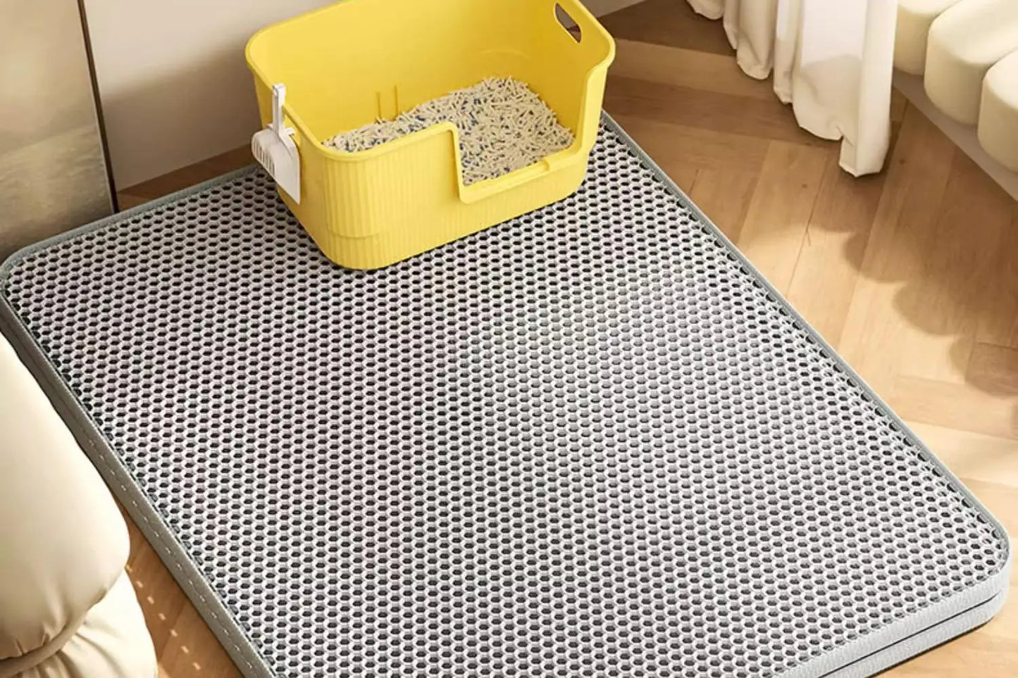 Waterproof Cat Litter Mat - Non-Slip 2-Layer