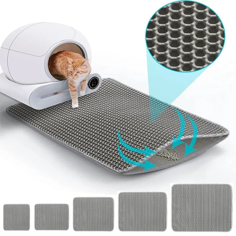 Waterproof Cat Litter Mat - Non-Slip 2-Layer