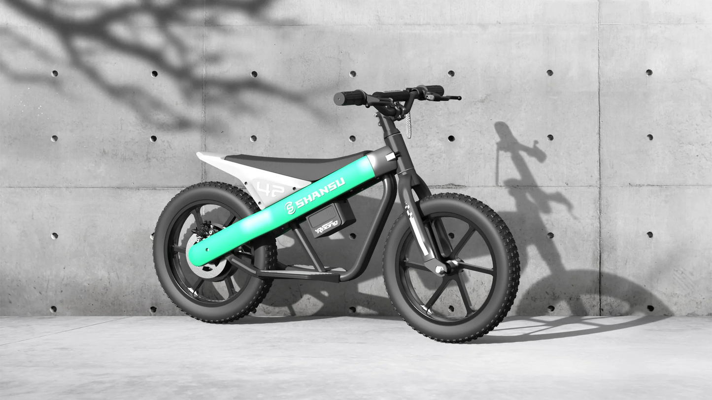24V Kids Motorcycle Electric Bike Battery-Powered Off-Road with 300W Strong Motor Electric Scooter