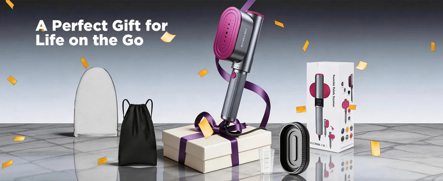 Handheld Steam Iron Garment Steamer Portable Mini for Clothes Fast Heating Travel Garment Fabric Press Machine with Home