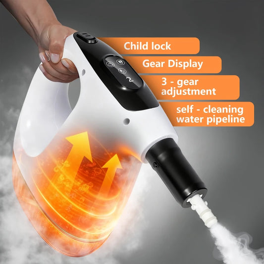 New Electric Steam Cleaner High-Power Multifunctional Handheld Steam Mop for Household Use 8 in 1 High-temperature Steam Cleaner