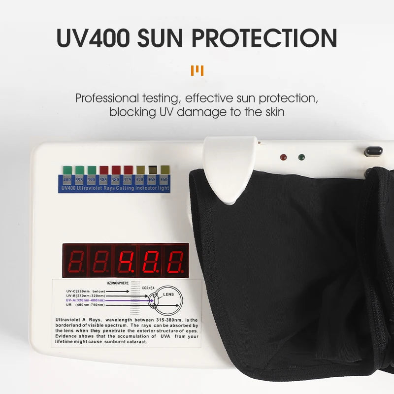 WEST BIKING Summer Breathable Cycling Cap Anti-UV Balaclava Men Full Face Mask Bicycle Motorcycle Running Cooling Sport Gear
