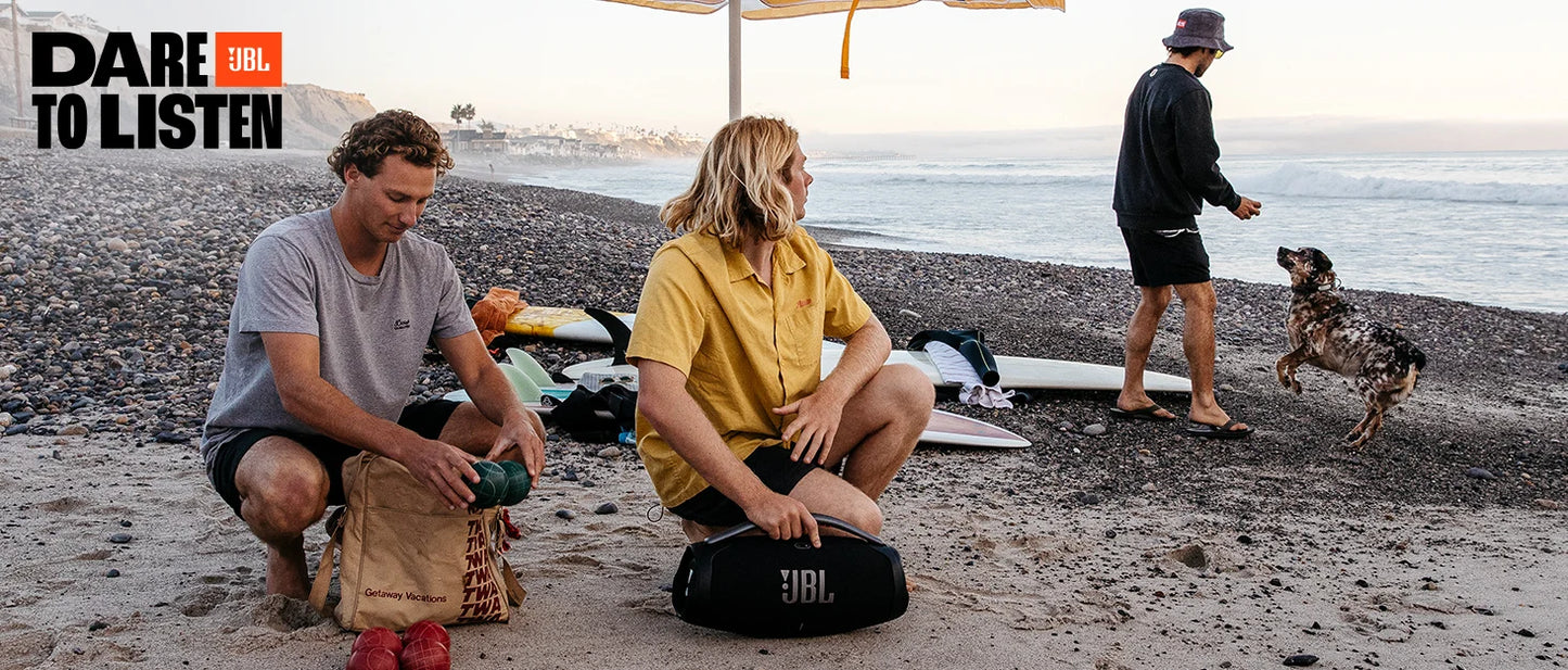 JBL Boombox 3 Black Portable Bluetooth Speaker with Massive Sound, Deepest Bass, IPX7 Waterproof, 24H Playtime, PartyBoost